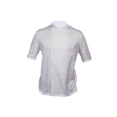 Dennys ADC Short Sleeve White Chefs Jacket